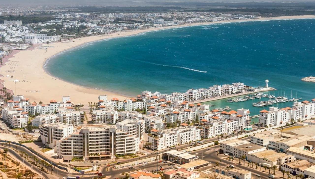 Luxury Apartment 105Sqm Terrace Seafront Wifi Unlimited Agadir Eksteriør billede