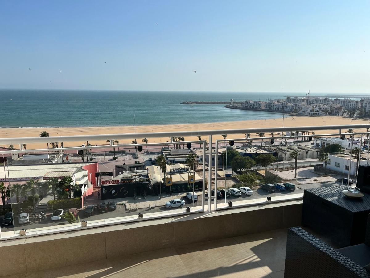 Luxury Apartment 105Sqm Terrace Seafront Wifi Unlimited Agadir Eksteriør billede